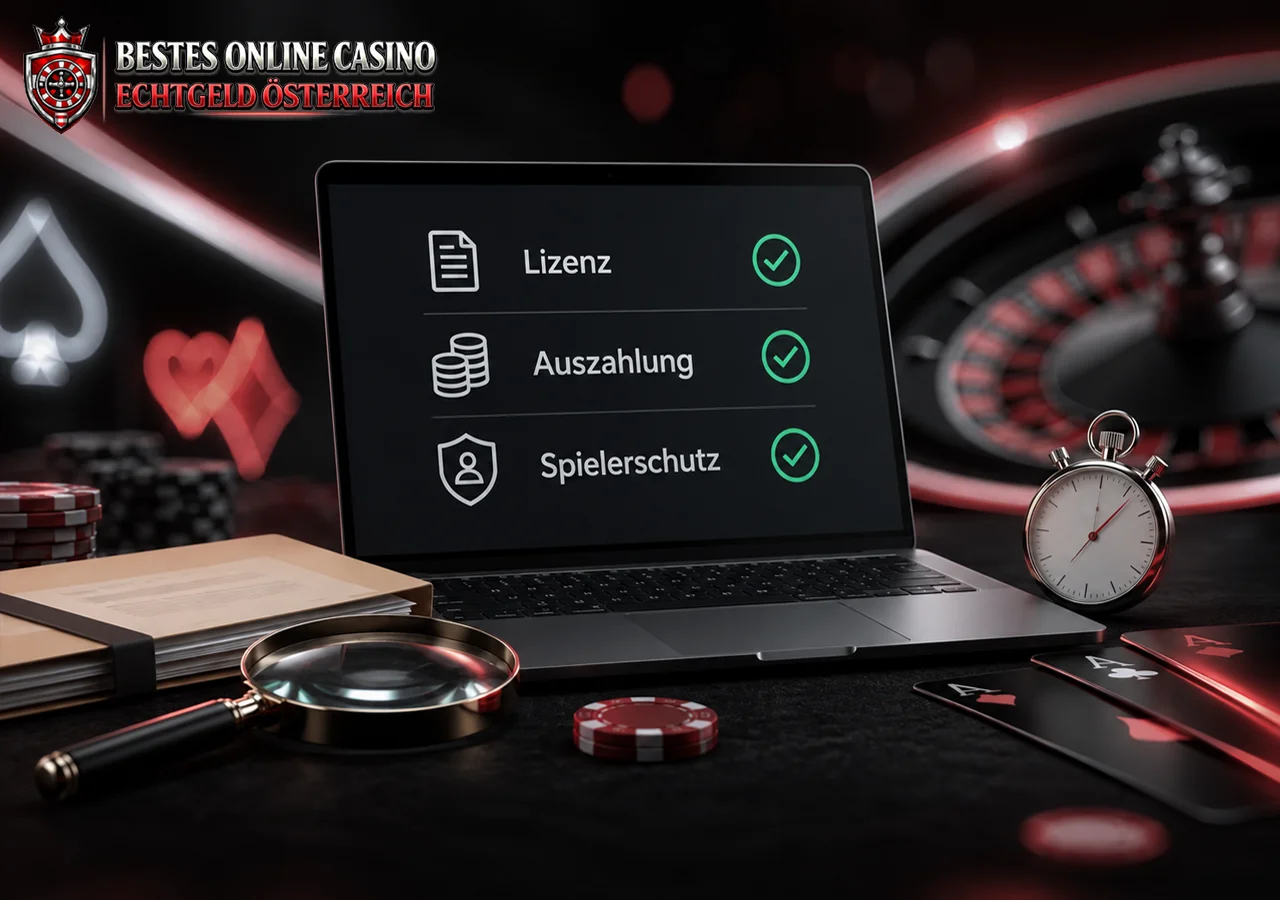 Bewertungsmethoden für Lizenz, Auszahlungen, Spiele und Spielerschutz